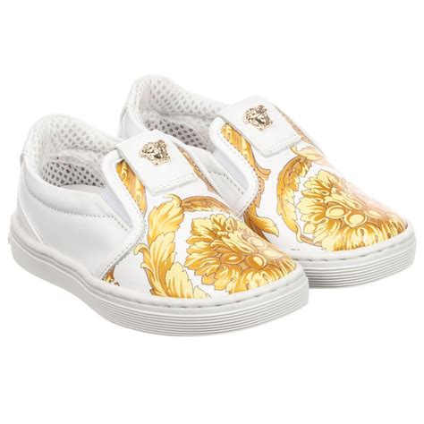 versace 'safety pins sneakers kids|Boys' Designer Shoes & Sneakers 4.